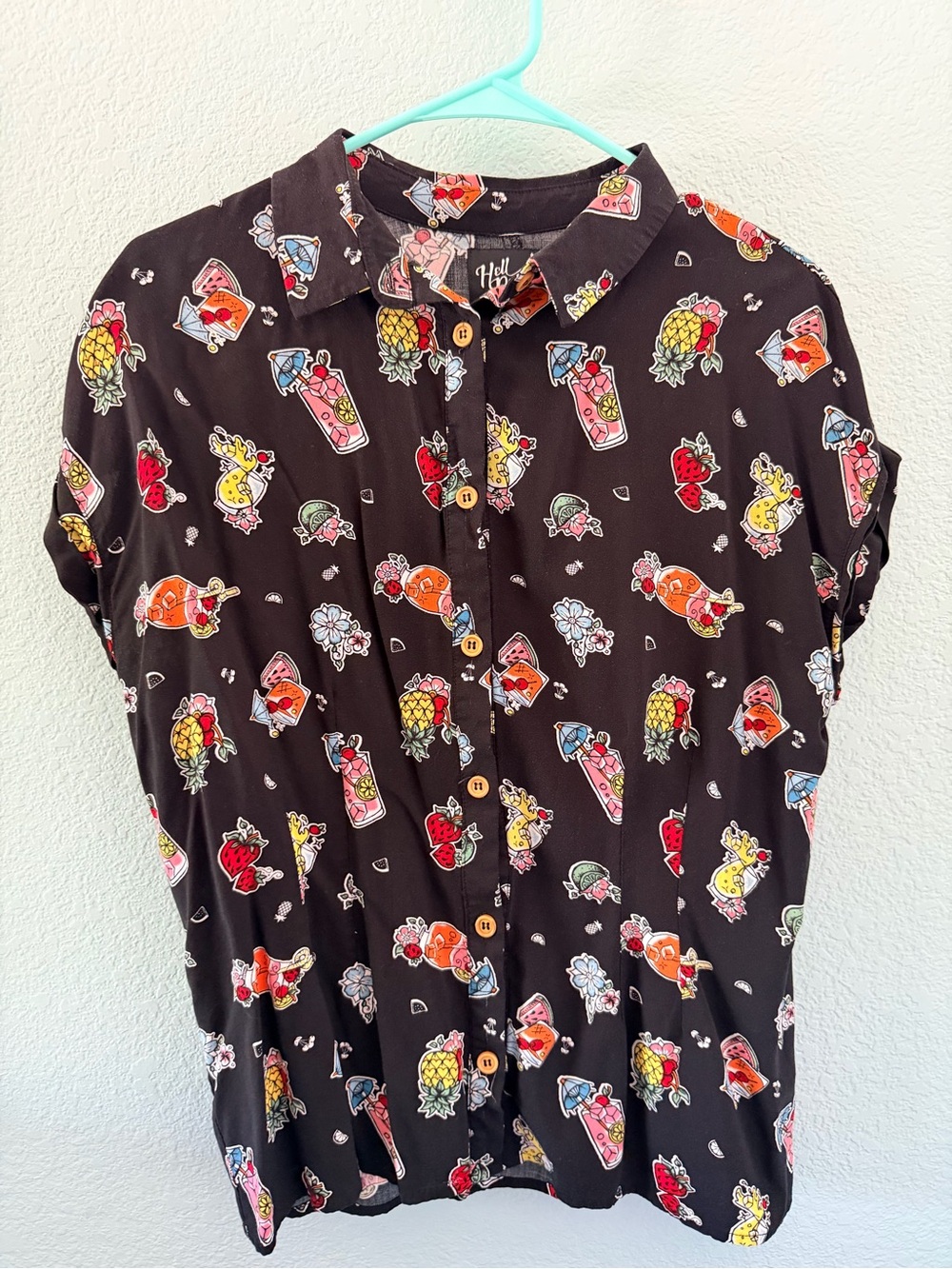 Hell Bunny Cocktail Blouse